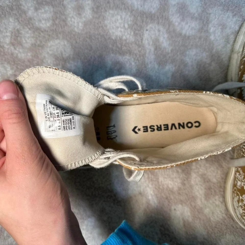 Converse Chuck Taylor All Star Platform "Golden Bandana" High Tops - Picture 5 of 5